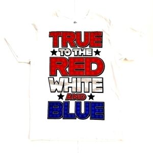 Way To Celebrate Men's Patriotic T-Shirt - Size L